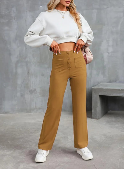 🔥Last Day 49% Off🔥-Women's Casual High Waist Stretch Pants
