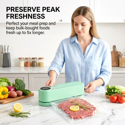 🥑✨Mini Vacuum Bag Sealer – Cordless Handheld Food Sealing Machine