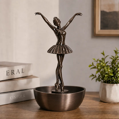 🔥💃 Elegant Ballerina Tabletop Water Fountain for Home & Office Decor💧