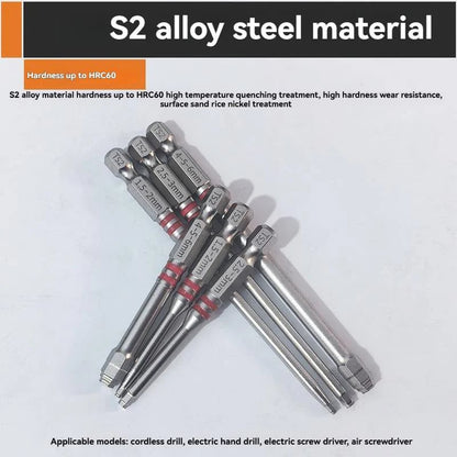 6-Piece Hex Screwdriver Bit Set