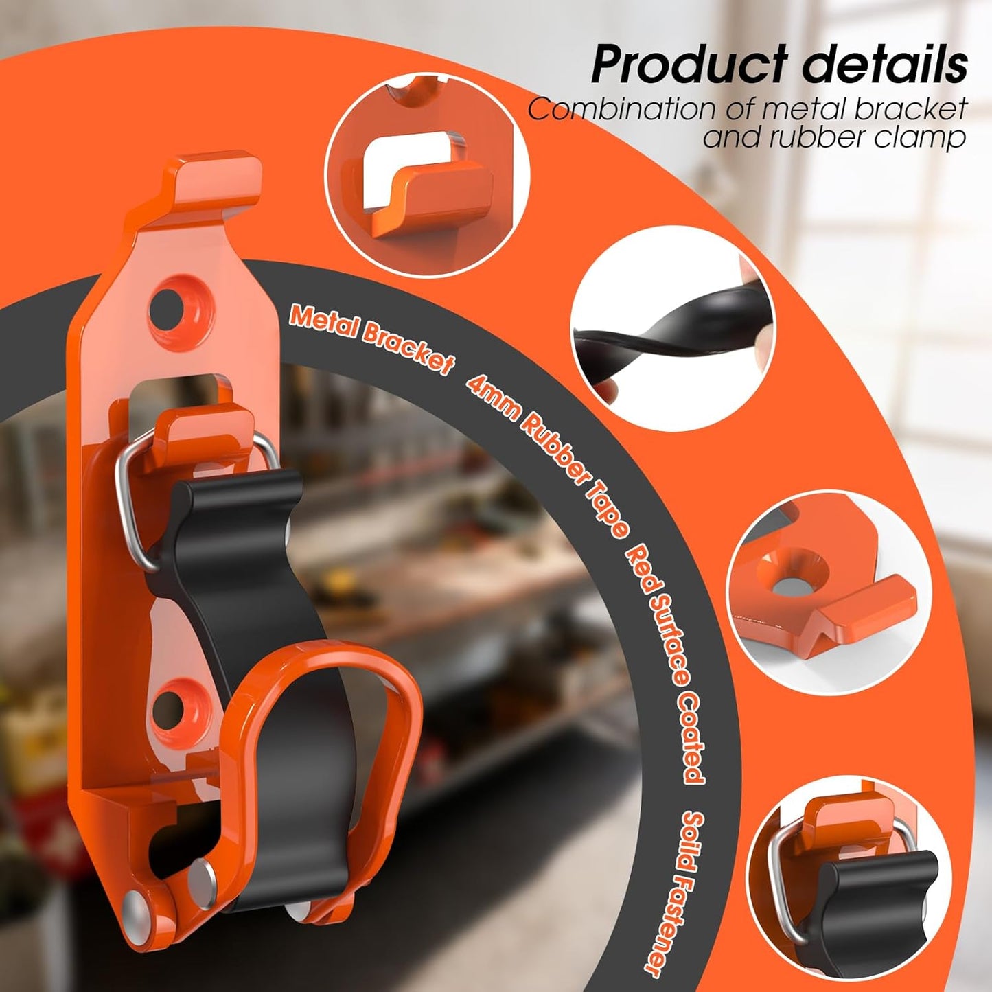 ⚡🛠️ Heavy Duty Metal Rubber Shovel Mount Kit
