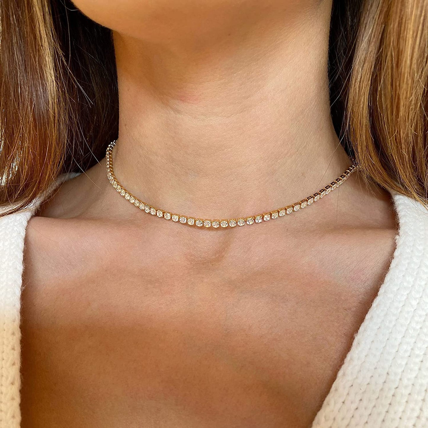 💥"Crystal' Tennis Necklace