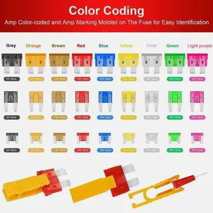 306 PCS Car Blade Fuse Assortment Set