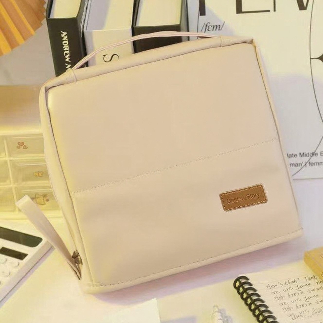 Standing Makeup Bag