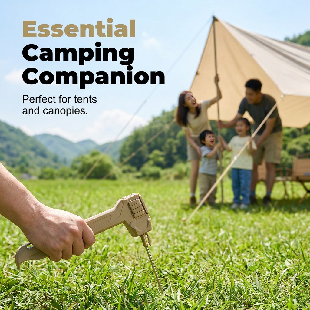 🔨Multifunctional Camping Hammer & Tent Stake Puller