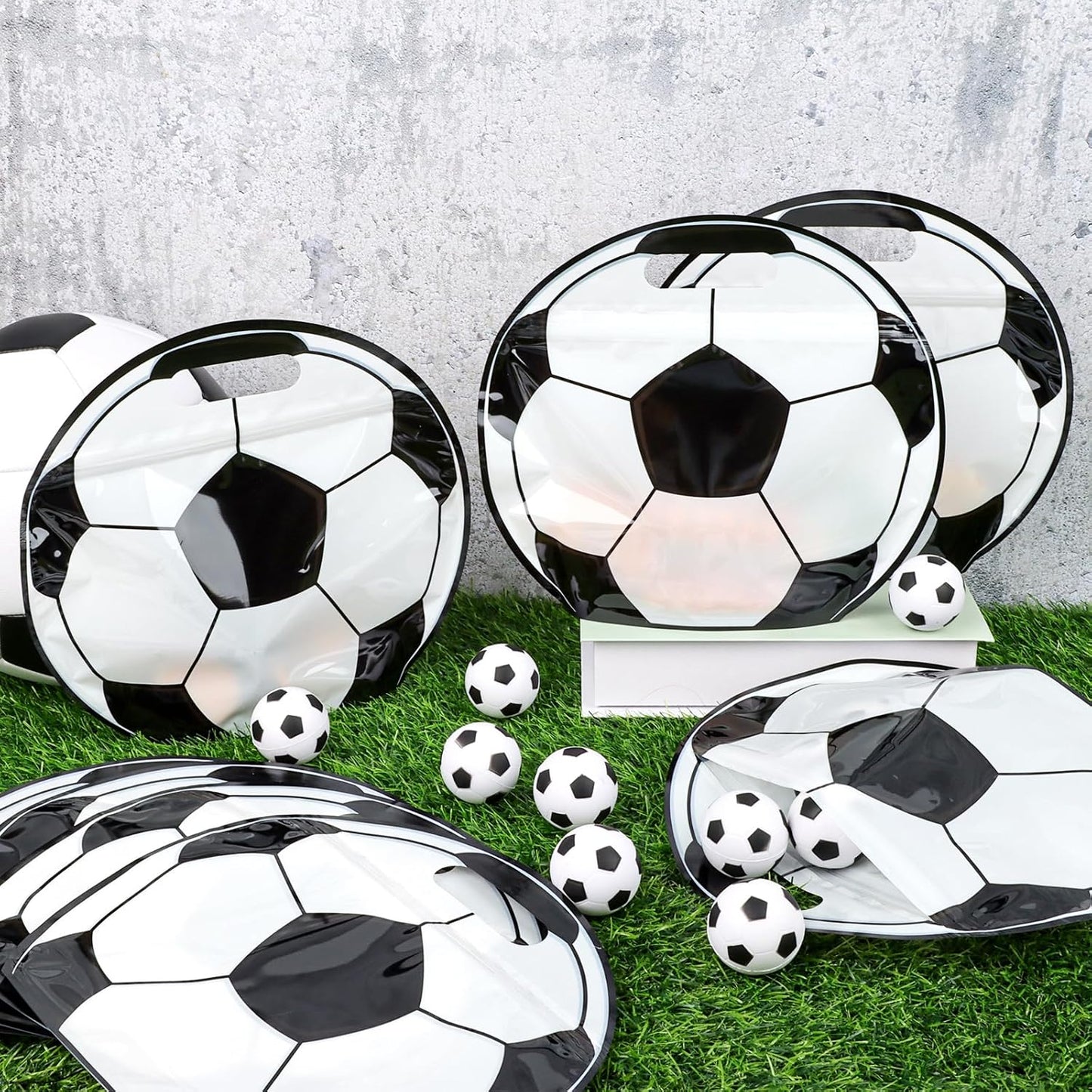 🎒⚽ Soccer Party Favor Bags with Handles – Football Treat Bags for Birthdays, Team Parties & World Cup Celebrations 🎉