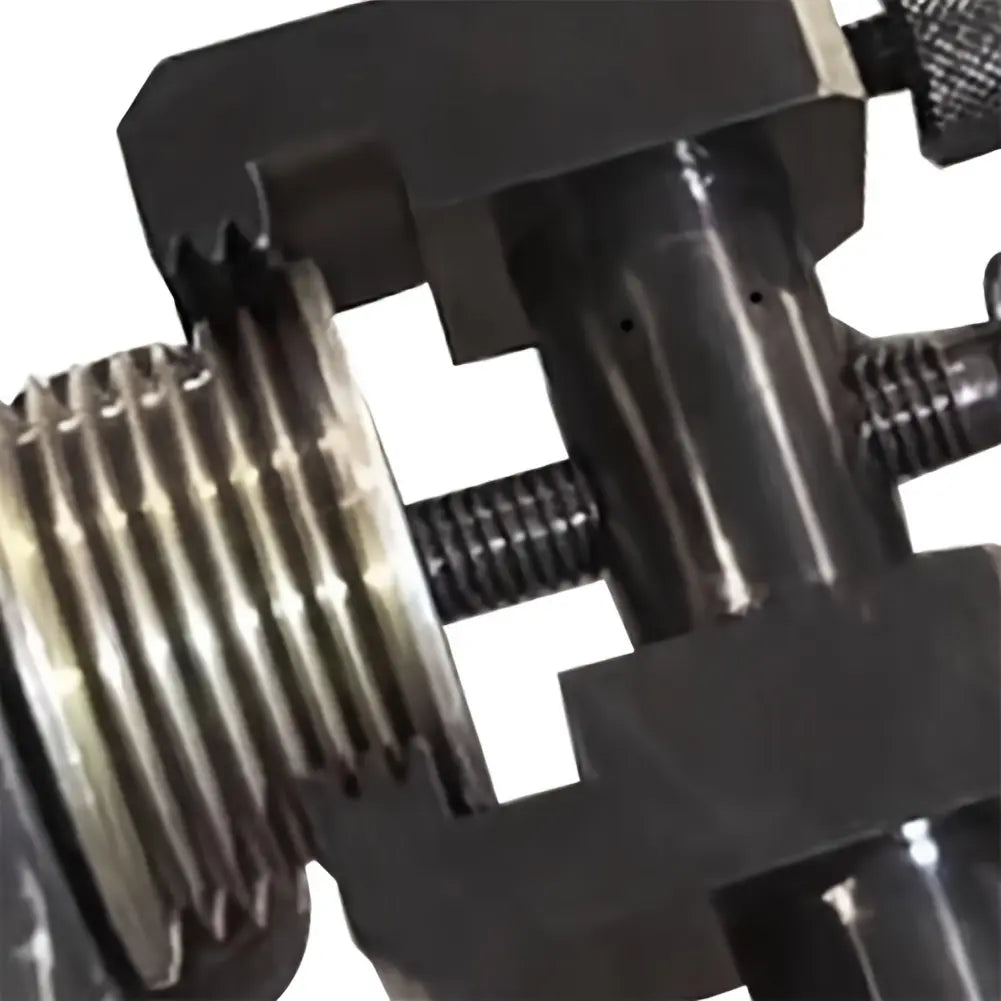 Adjustable Crankshaft & Power Steering Pump Pulley Removal Tool – Adjustable Puller with Ratchet Wrench