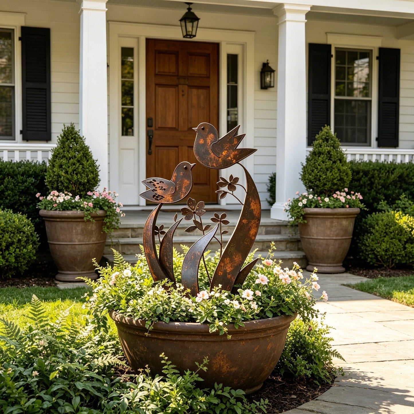 🦋🦋2026 Mother's Day Gifts 50% Off--💖🎁Bird & Wildflower Metal Garden Stake