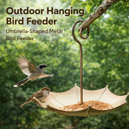 🐦Last Day 49% OFF🐦Mini Umbrella Bird Feeder — Whimsical Garden Charm