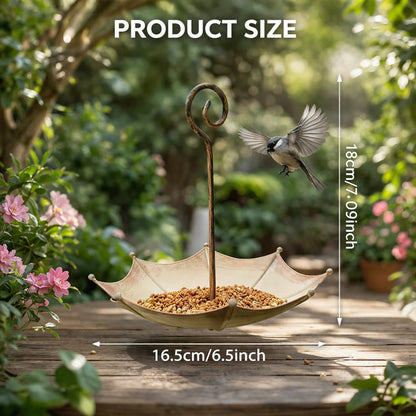 🐦Last Day 49% OFF🐦Mini Umbrella Bird Feeder — Whimsical Garden Charm
