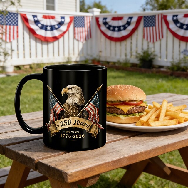American 250th Anniversary Ceramic Coffee Mug