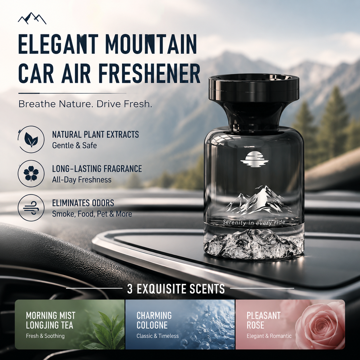 🥳2026 HOT SALE🥳🌿 49% OFF!🚗 Long-Lasting Car Air Freshener – Natural plant extracts, eliminates smoke & pet odours.Breath easy! 💨✨