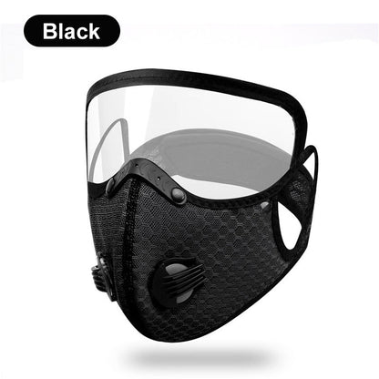 🏍️40% OFF! ✨ Windproof Motorcycle Mask & Goggles – Anti-UV, 5-Layer Filter, Adjustable 🔧