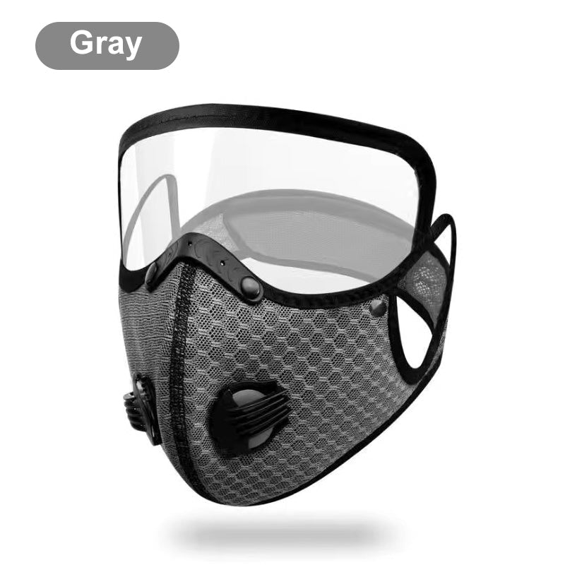 🏍️40% OFF! ✨ Windproof Motorcycle Mask & Goggles – Anti-UV, 5-Layer Filter, Adjustable 🔧