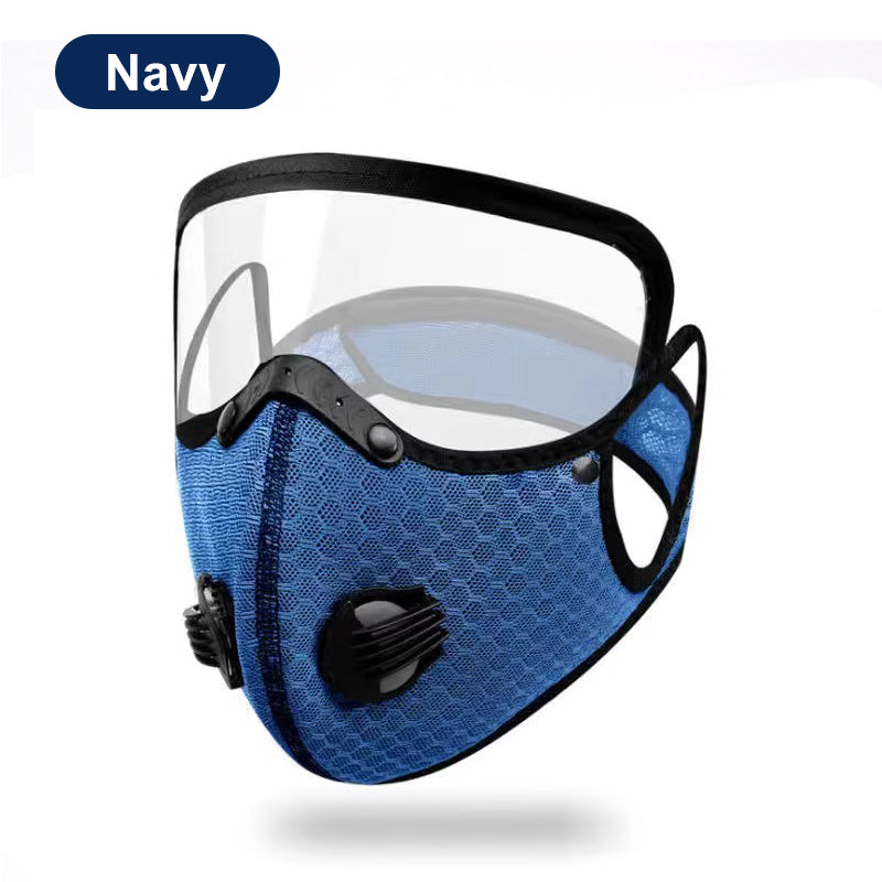 🏍️40% OFF! ✨ Windproof Motorcycle Mask & Goggles – Anti-UV, 5-Layer Filter, Adjustable 🔧