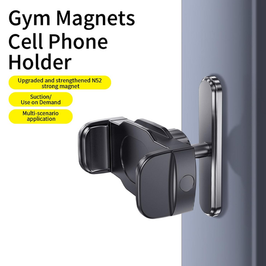✨360° Rotatable Gym Phone Holder with Strong Magnets