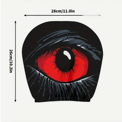 👁️‍🗨️🚗Spooky Red Eye Car Headrest Cover