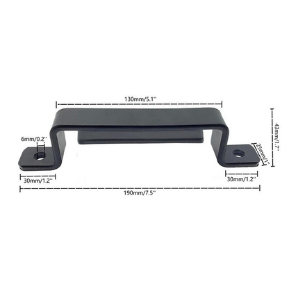 Heavy-Duty Iron Sliding Door Pull