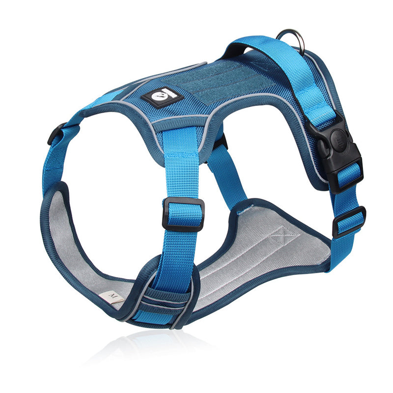 📢📢No Pull Dog Harness with Leash & Collar LED