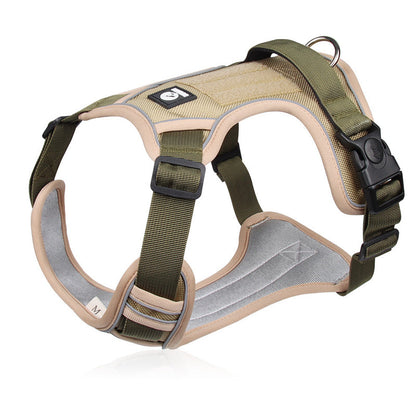 📢📢No Pull Dog Harness with Leash & Collar LED