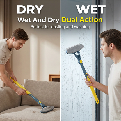Extendable Window Mesh Screen Cleaner Tool ✨– Adjustable Long Handle, Removes Dust & Cobwebs from Screens Easily 🪟💨