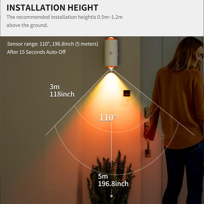 🔥Auto-Sensing Color Changing Night Light