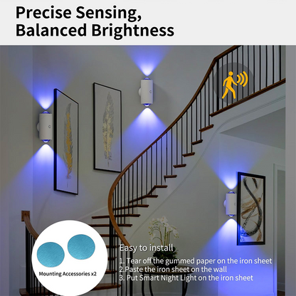 🔥Auto-Sensing Color Changing Night Light