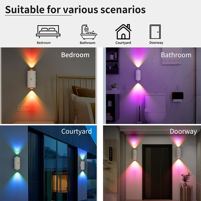 🔥Auto-Sensing Color Changing Night Light