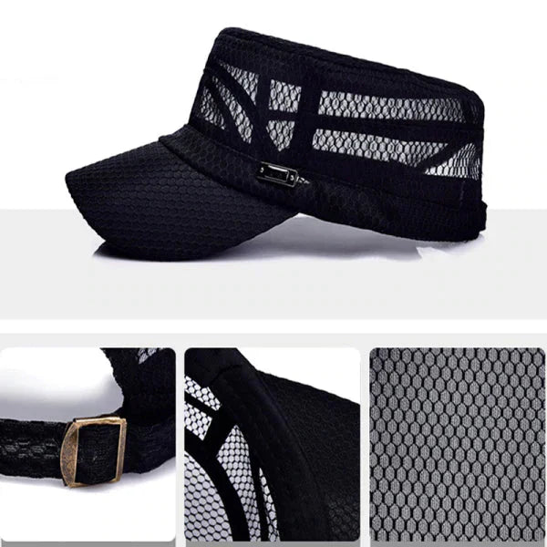 🧢☀️Summer Quick-Dry Outdoor Hat – Breathable Mesh, Adjustable, UV Protection, Lightweight 🏃‍♂️