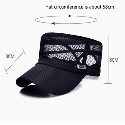 🧢☀️Summer Quick-Dry Outdoor Hat – Breathable Mesh, Adjustable, UV Protection, Lightweight 🏃‍♂️