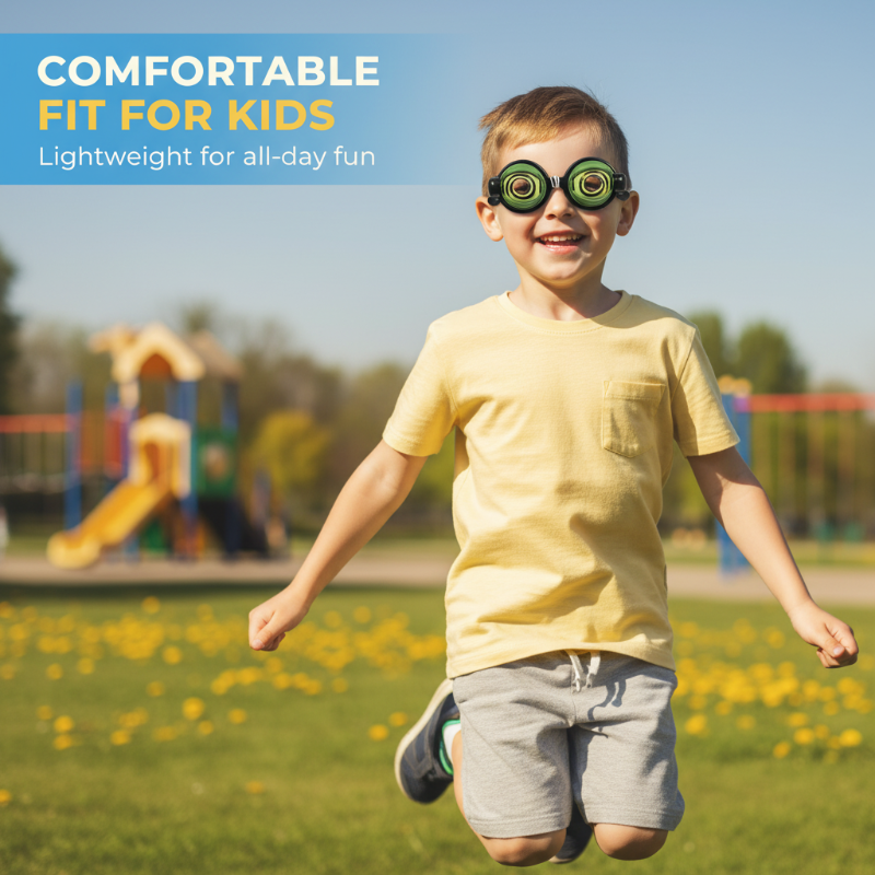 🔥Buy 1 Get 1 Free!!🔥Kids Pull-String Blinking Crazy Glasses
