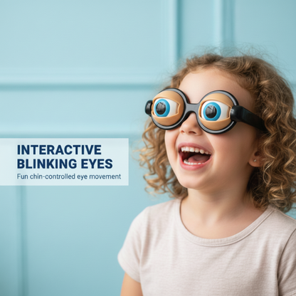 🔥Buy 1 Get 1 Free!!🔥Kids Pull-String Blinking Crazy Glasses