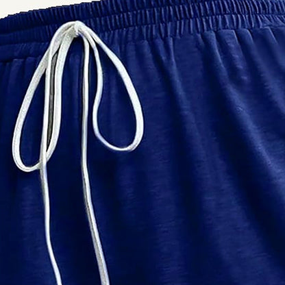 Women's Drawstring Capri Pants with Pockets