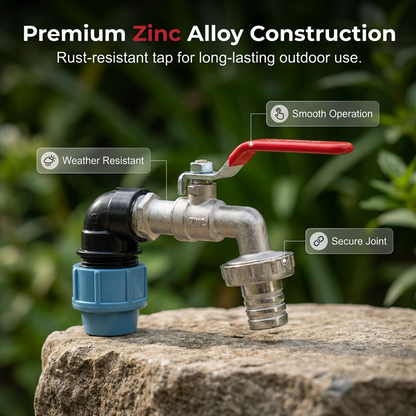 💧 IBC Tank Fitting Set – Leak-Proof, Zinc Alloy Tap, Tool-Free, Complete ✨