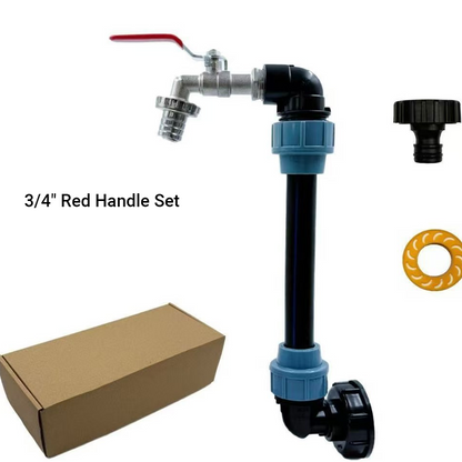 💧 IBC Tank Fitting Set – Leak-Proof, Zinc Alloy Tap, Tool-Free, Complete ✨
