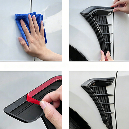 📢📢46% OFF !! ⏰Decorative Car Side Fender Vents Stickers