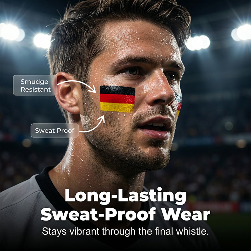 🏆Buy 1 get 1 free🎉National Flag Face Paint Stick for Sports Fans⚽