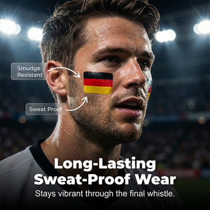 🏆Buy 1 get 1 free🎉National Flag Face Paint Stick for Sports Fans⚽