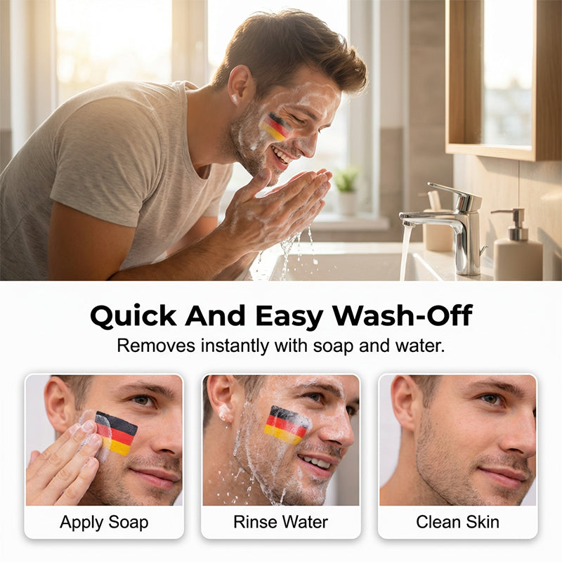 🏆Buy 1 get 1 free🎉National Flag Face Paint Stick for Sports Fans⚽
