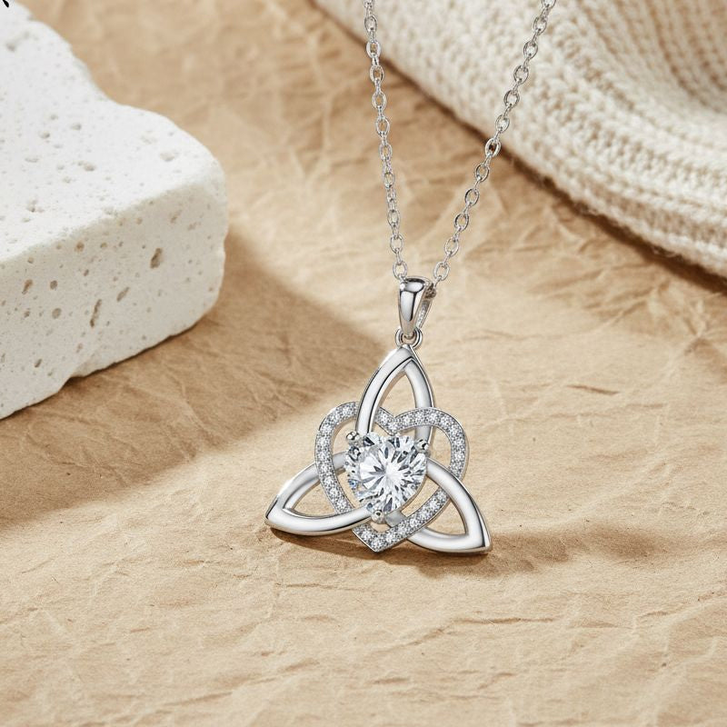 ⏳Limited-time 50% off⏰Celtic Knot Heart Pendant Necklace💎📿