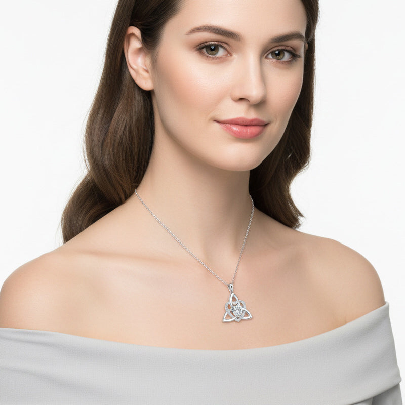 ⏳Limited-time 50% off⏰Celtic Knot Heart Pendant Necklace💎📿