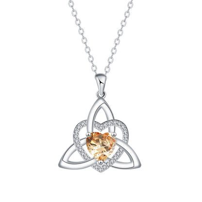 ⏳Limited-time 50% off⏰Celtic Knot Heart Pendant Necklace💎📿