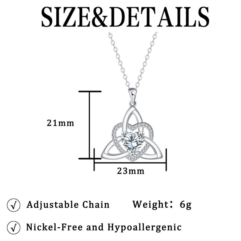 ⏳Limited-time 50% off⏰Celtic Knot Heart Pendant Necklace💎📿