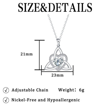 ⏳Limited-time 50% off⏰Celtic Knot Heart Pendant Necklace💎📿