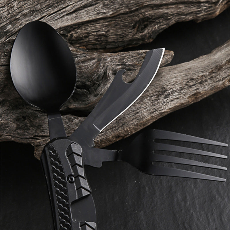 [Practical Gift] 4-In-1 Outdoor Folding Multifunctional Tableware