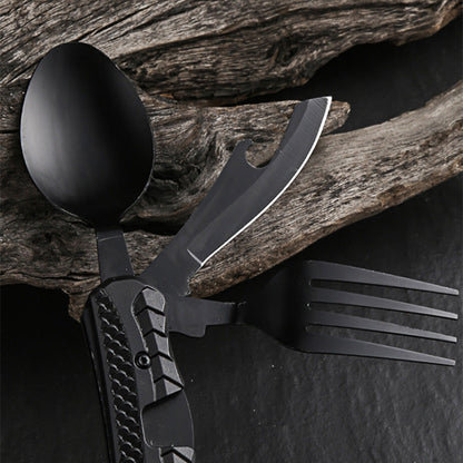 [Practical Gift] 4-In-1 Outdoor Folding Multifunctional Tableware