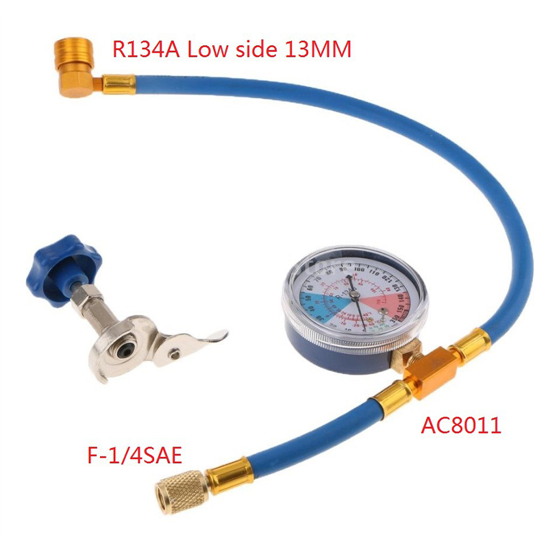 🔧 50% OFF NOW! ❄️ R134a AC Refrigerant Charging Hose with Gauge – Leak-proof, easy read & compatible with cars, trucks or home AC – safe DIY recharge 🚗