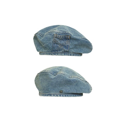 ⏰ 30% OFF – Limited Time Only✨Women's Vintage Denim Beret