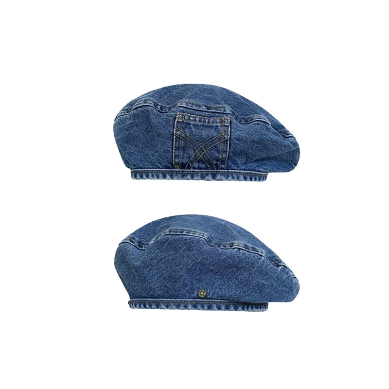 ⏰ 30% OFF – Limited Time Only✨Women's Vintage Denim Beret
