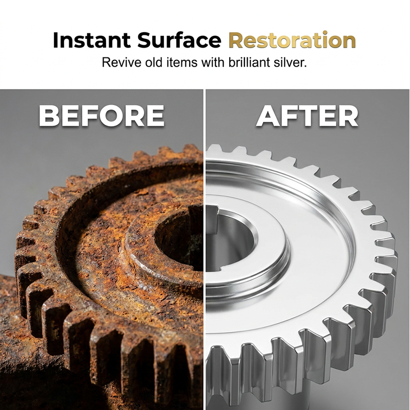 Water-Based Silver Paint for Metal & Wood